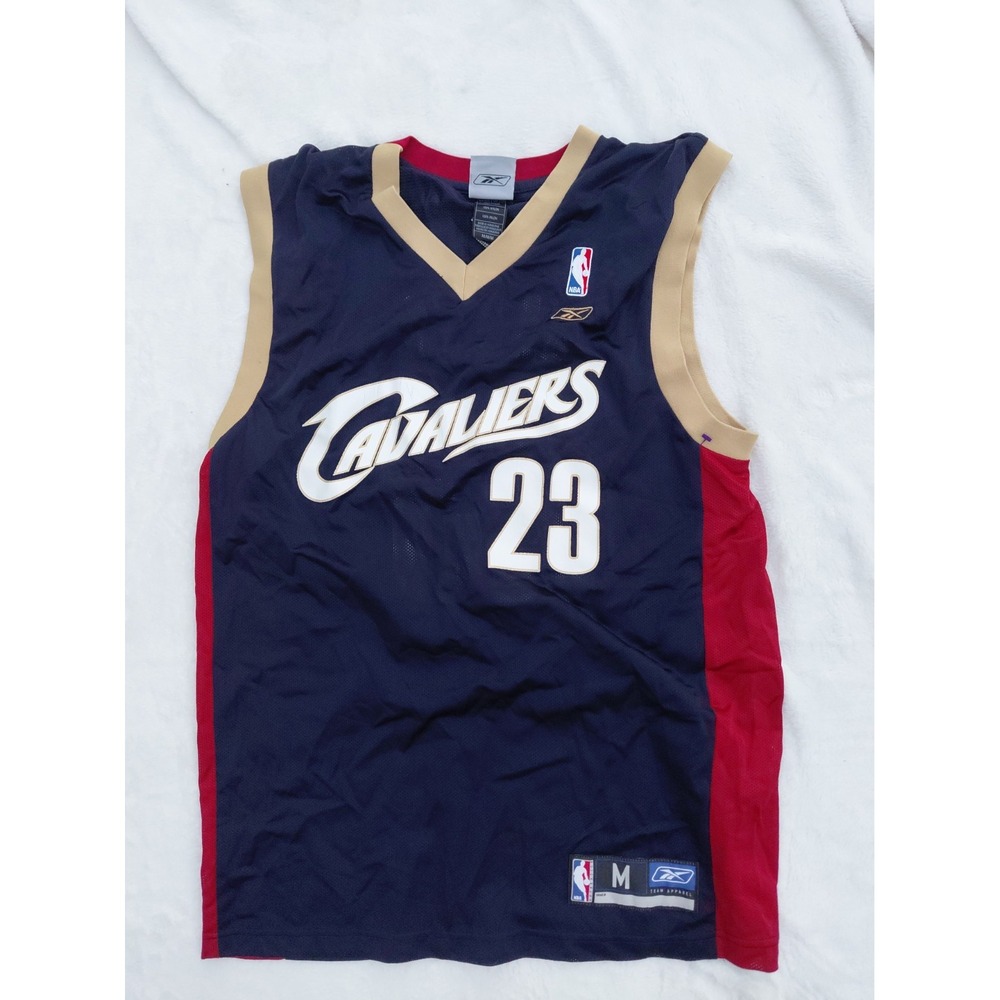 Vintage Cleveland Cavaliers Reebok Jersey Adult M LeBron James 23 Alt Team